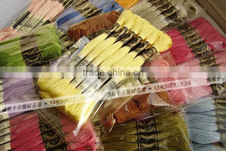 100% Egyptian long fibre Cotton 12 pieces Cross Stitch Thread