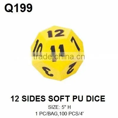 5cm PU Coated Foam Dice