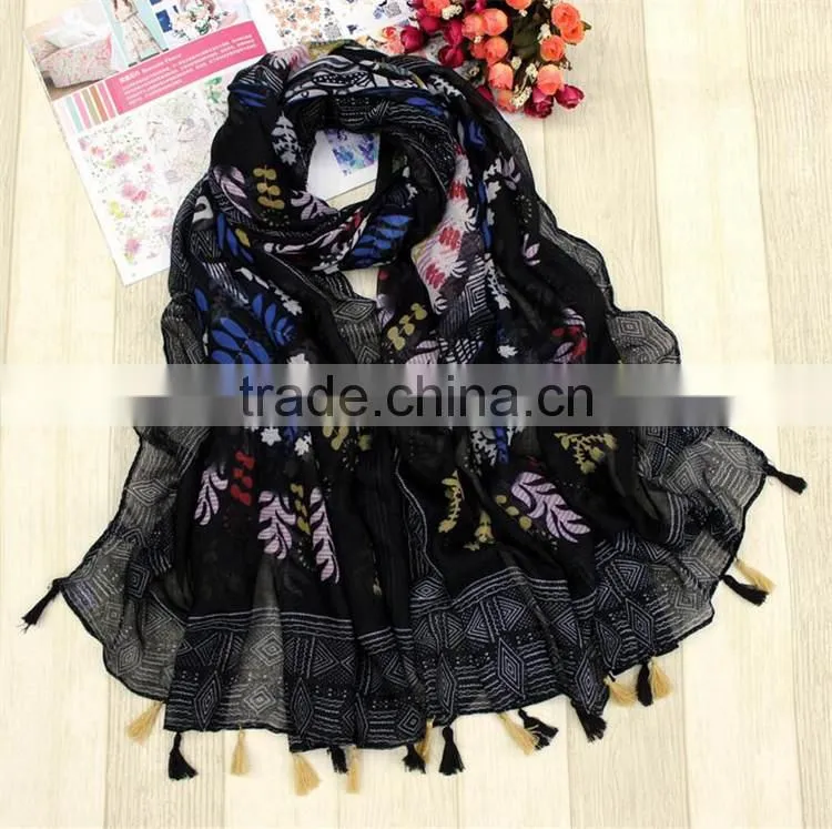 fashion custom lady scarf low MOQ 100pcs