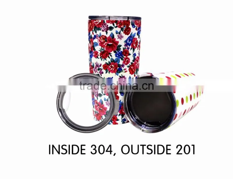 Double Wall Vacuum Mugs Powder Coated Tumbler Coffee Mug