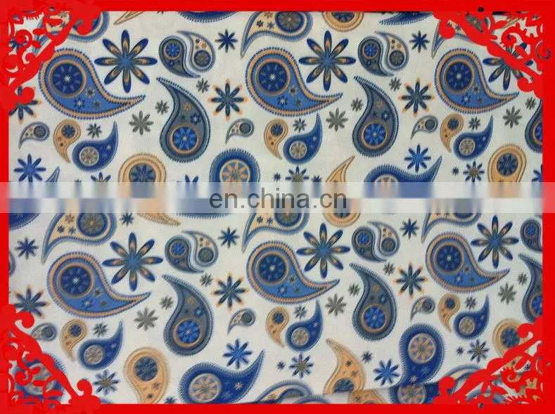 2014-2015 latest Italy design pattern poplin COTTON Paisley PRINTED FABRICS
