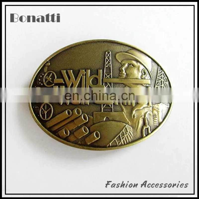 golden cool belt buckle for men
