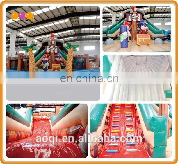 AOQI treasure hunt fun city commercial use outdoor inflatable fun city made from professional manufacturer