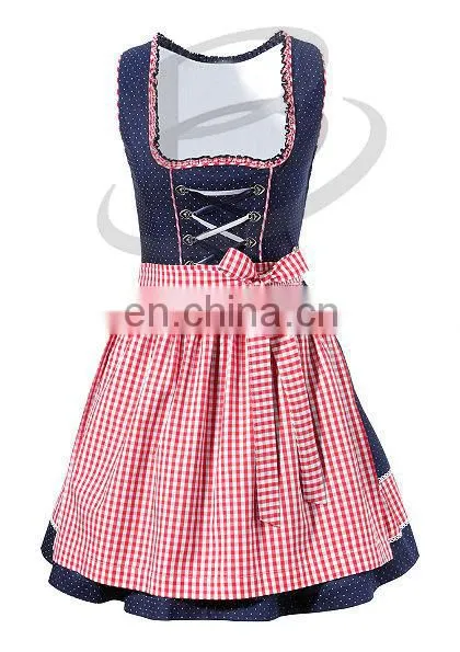 Classical Dirndl Trachten German Oktoberfest Bavarian Traditional Dirndl For Women (Traditional Bavaria Clothing)