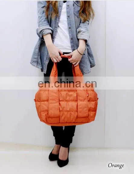 Wholesale nylon and drawstring shopping tote bag in stock from factory