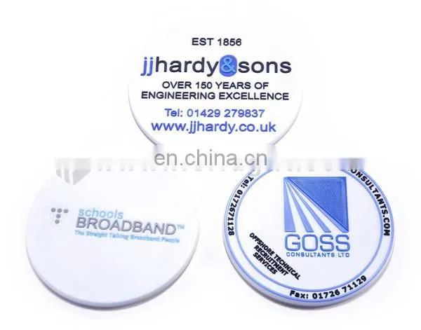 2017 high quality design coaster/soft pvc rubber convenient PVC cup mat