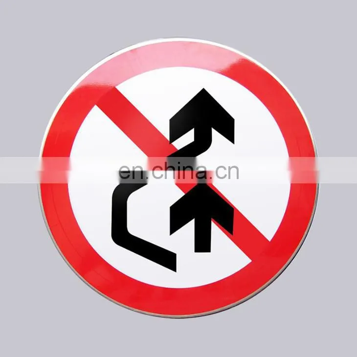Wholesale OEM Items Hanging Type Custom Reflective Circle Weight Limit Aluminum Traffic Sign