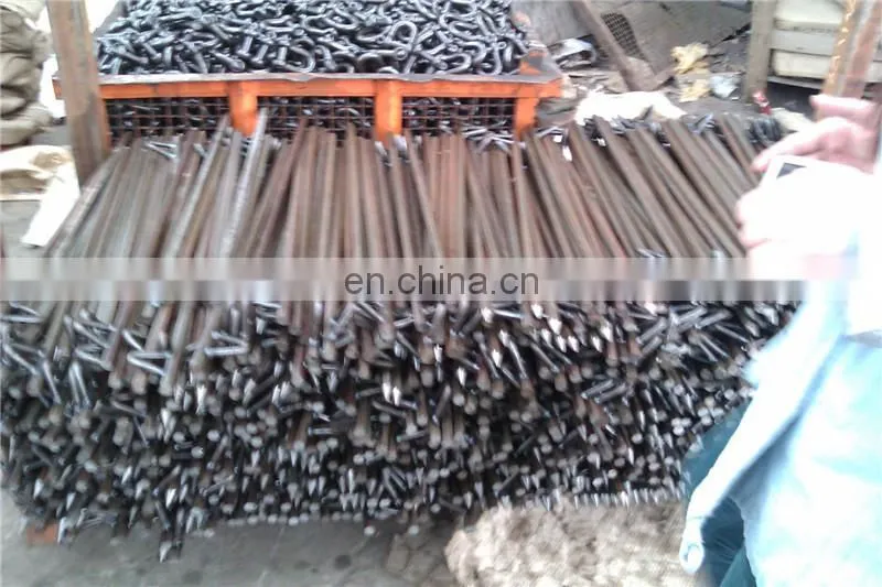 construction earth steel rebar nail for tent, U nail,large steel nail