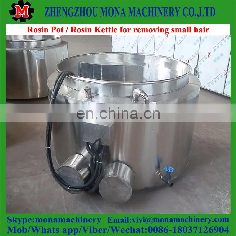 Most Reliable! hair removal chicken cleaning equipment rosin pot