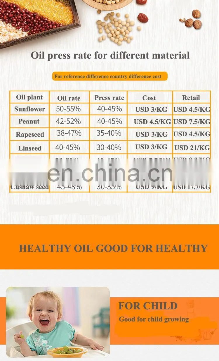 lowest price home use oil extractor presser coconut/peanut/soybean/sunflower seeds oil extractor machine