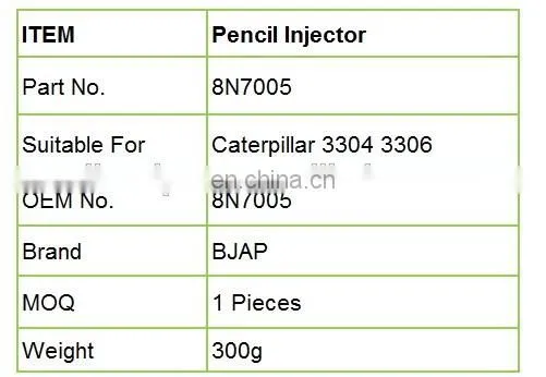 BJAP 20494 AR50783 AR50781 Pencil fuel injector nozzle for John Deere