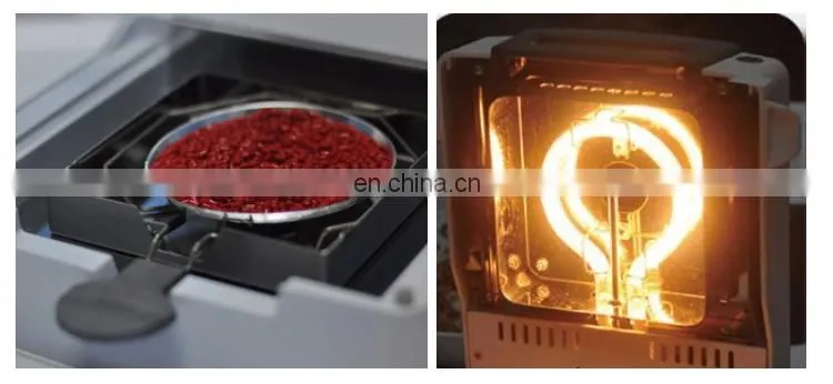 High quality plastic pellet moisture meter/moisture content analyzer, Plastic Moisture Meter/Halogen Moisture Analyzers