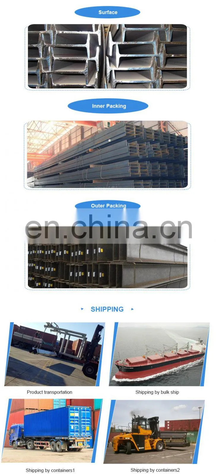 High quality S235jr Hot rolled I-beam IPN steel IPE steel price per ton