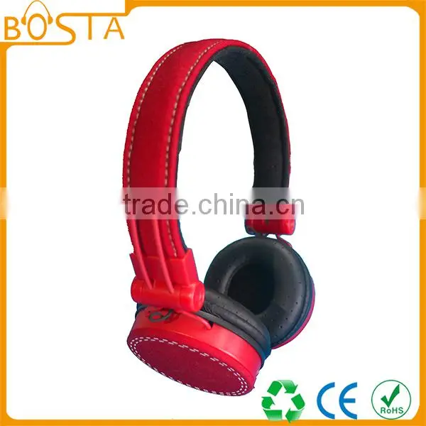 Volume controll on-ear new fashion cell phone headphone with mic