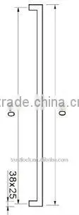 LP017:TRUST 304 Stainless steel Door pull handle For Passage