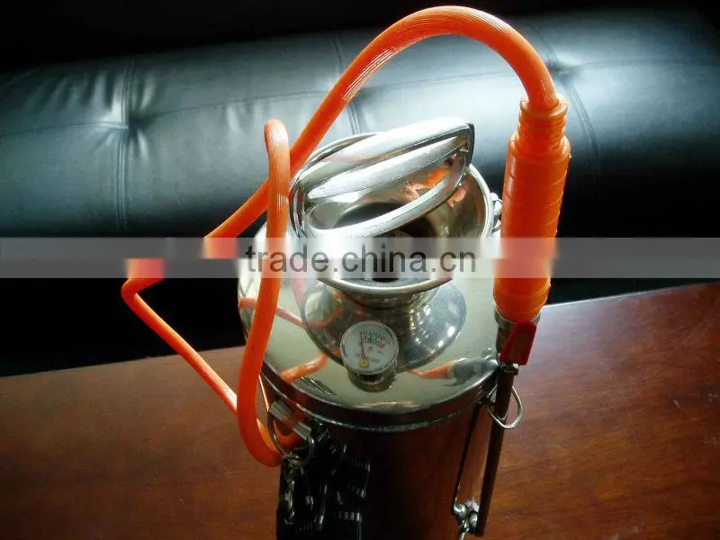 (4719) 17L stainless steel manual pesticide sprayer with brass sprayer nozzle; water pressure srayer pump