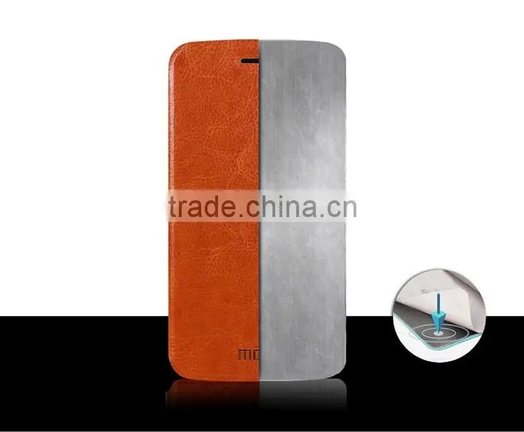 MOFi PU Leather Smart Mobile Phone Flip Cover Cases for Samsung Galaxy S6 Edge , Samsung G9250
