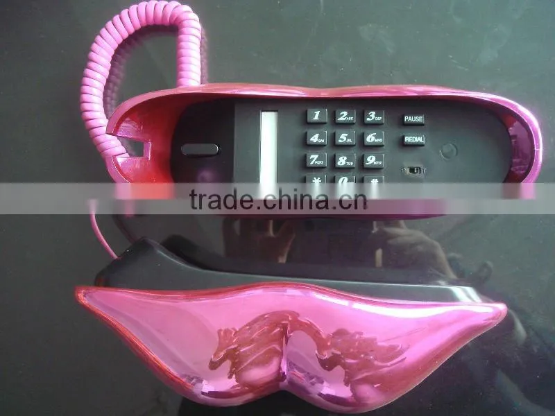 Cartoon Sex Lip Shape Telephone For Children