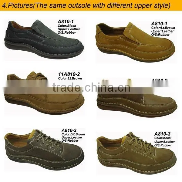 Abrasion Resistance Low Heel Cow leather Shoes For Men