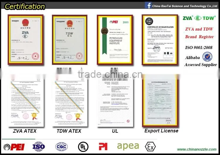 Automatic oil diesel fuel injector nozzle price fuel filling auto Seal nozzle 11a tdw nozzles for gas filling station