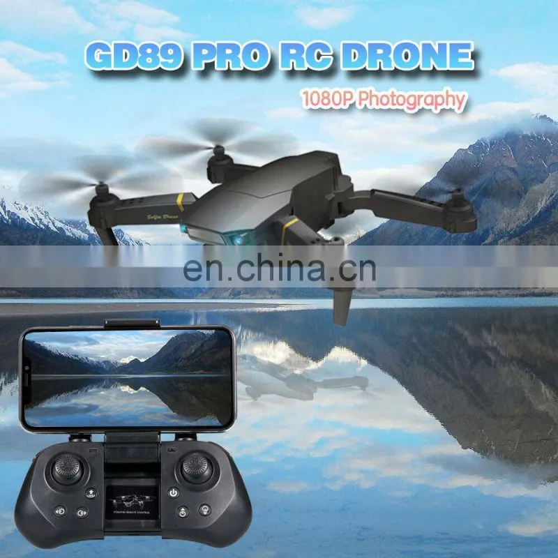 2020 New Design GD89 Pro HD Camera Drone Mini 4k 90 Degrees Quadcopter Obstacle Sensing Drone
