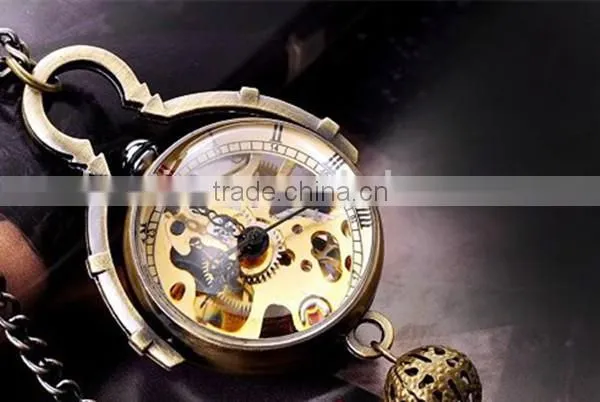 Classic vintage mechanical pocket watch ladies pocket watch