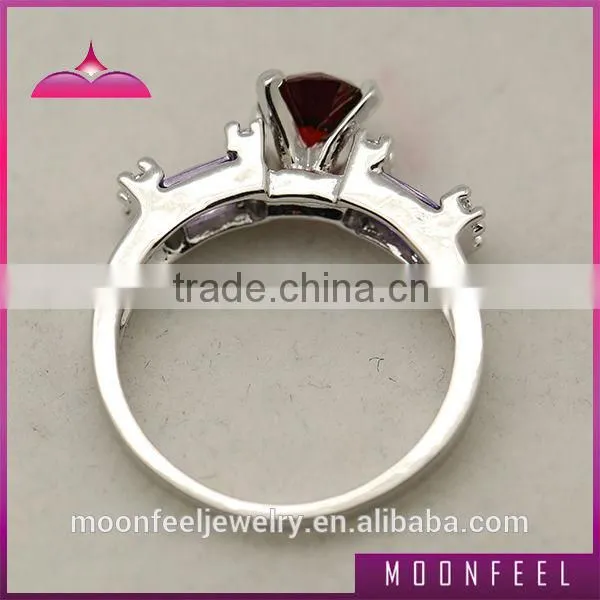 925 silver zircon stone ring for wedding