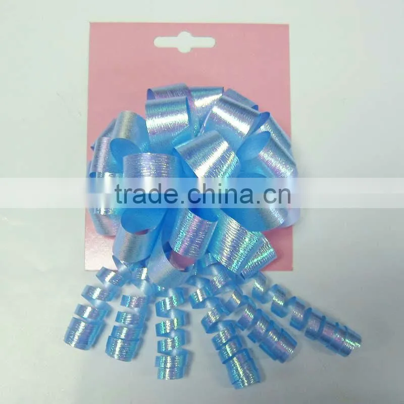 Holographic Ribbon, Loops Bow, Gift Ribbon, Pull Bow, made in China factory