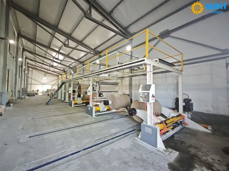 Hardboard production line