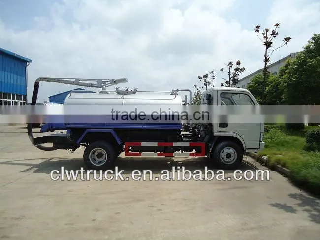 Dongfeng 3000L to 4000L fecal suction truck