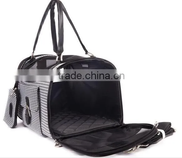 PU pet sling carrier bag set