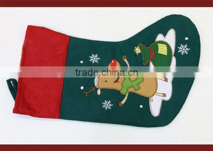 Personalized Christmas Stockings Red/Green Christmas Stockings Wholesale Accesorios De Navidad Decoration Christmas Gift