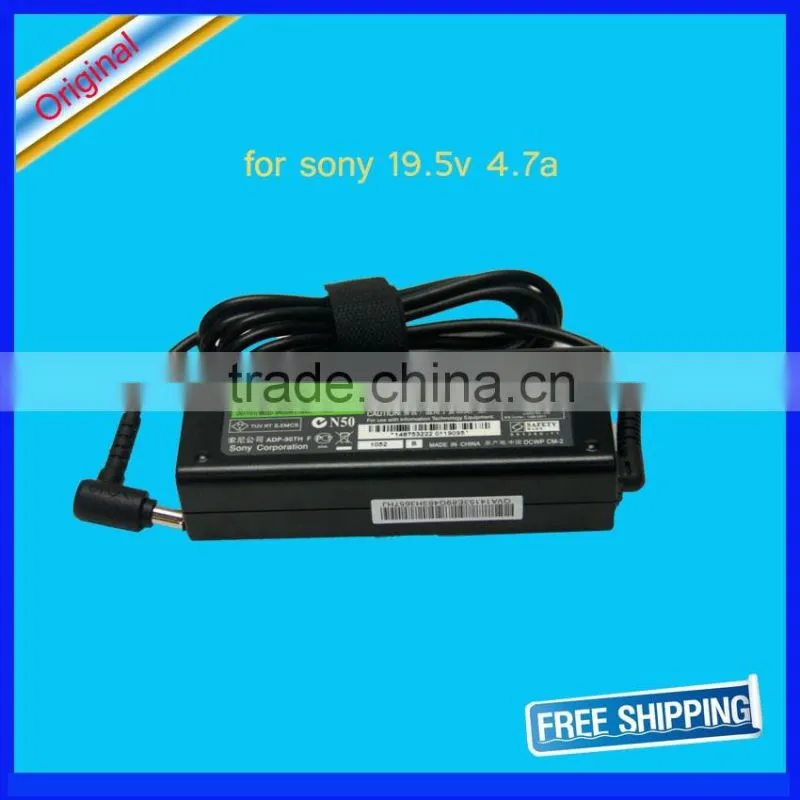 Genuine Laptop AC Adapter 19.5V 4.7A 90W Charger For SONY VAIO VGP-AC19V36 6.0mm*4.4mm