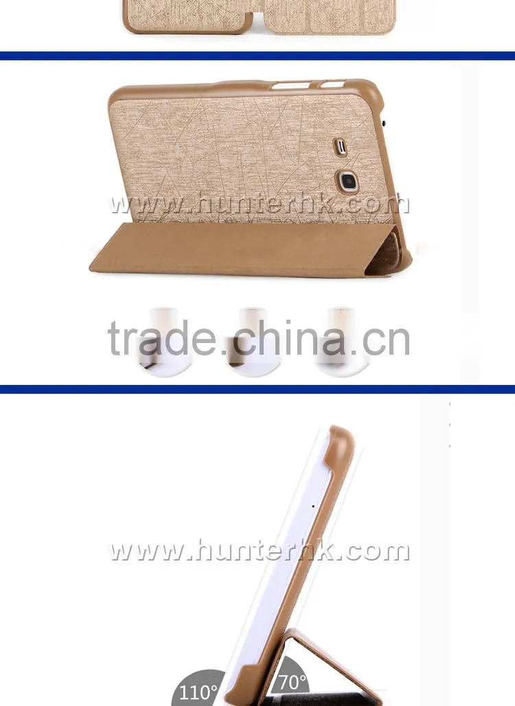 Shiny Material Smart Case Tablet Case For Tab 3