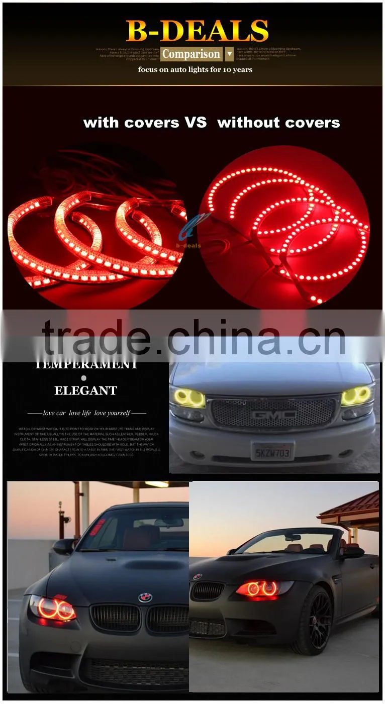 wifi remote RGB led angel eyes color changing angel eyes for bmw e36 e39 e46