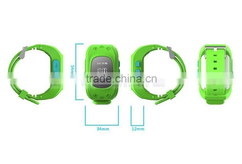 Silicone WIFI Wrist Cell Phone Watch For Kids Watch Phone With SOS Phone Call GPS Tracker