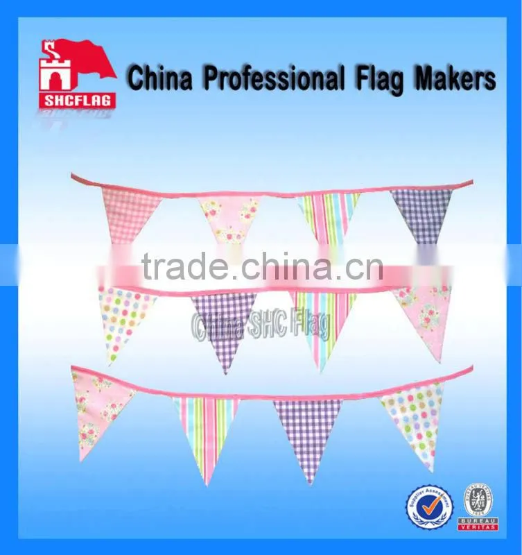 China producer provide cheap customized fabric bunting