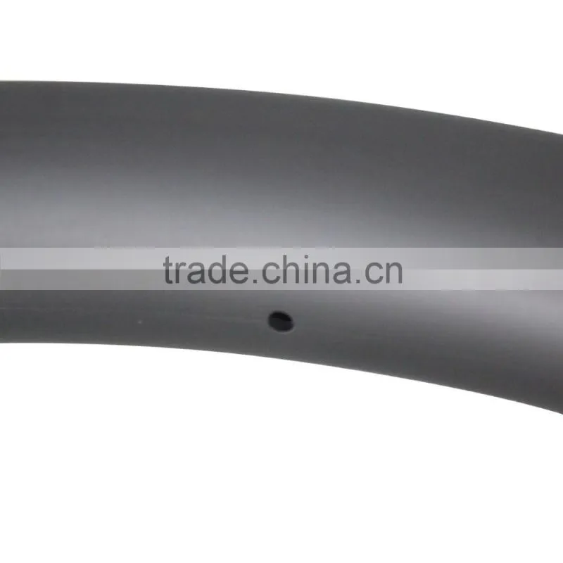 Carbon beadless 50mm wide bicycle 650b+ carbon rims for 27.5 plus bikes tubeless compatible