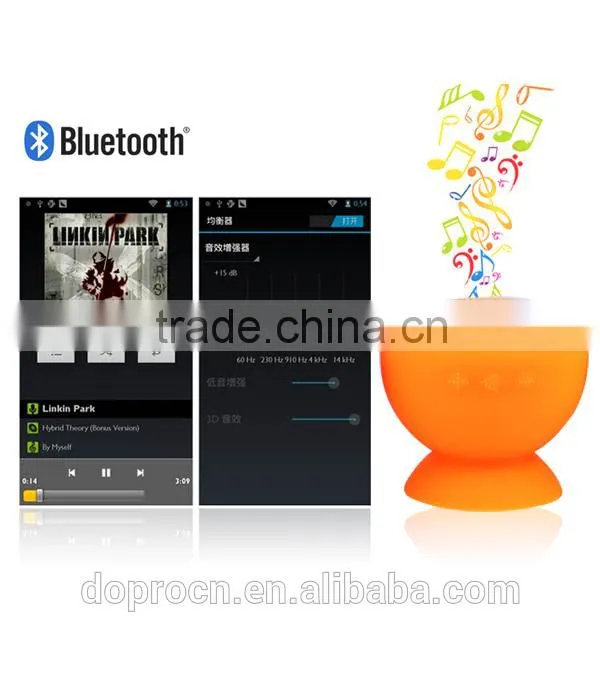 2015 silicone loud voice outdoor waterproof bluetooth speaker