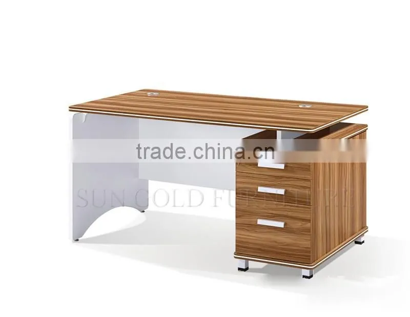 Modern simple office computer table pictures design (SZ-ODB354)