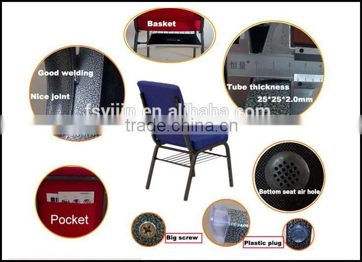 India church used wholesale stacking church chair used