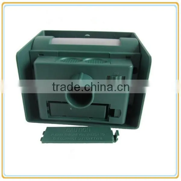 Solar ultrasonic powered animal repeller