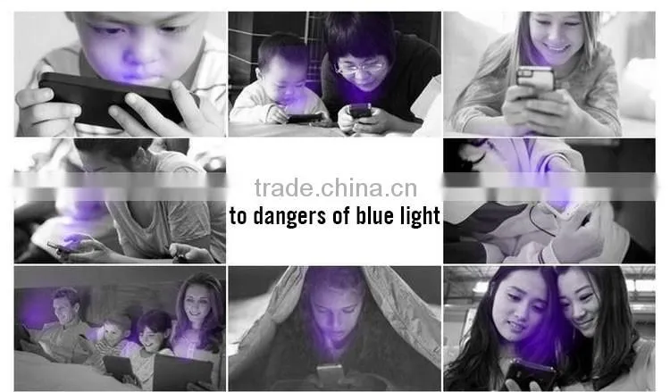 PULIKIN Manufactuer Anti Blue Light Tempered Glass Screen Protector For Iphone 6/6s Plus.