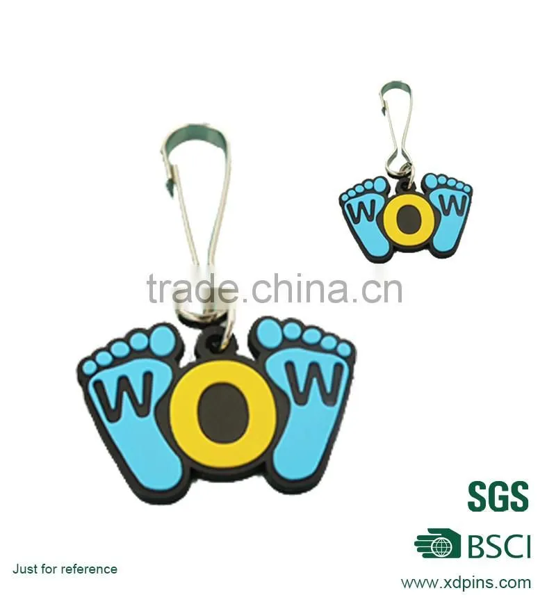 fashion 3d pvc badge with your own design