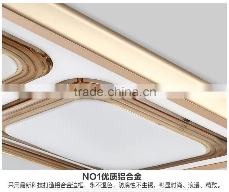 Aluminum alloy frame lighting China led ceiling acrylic ceiling lamp