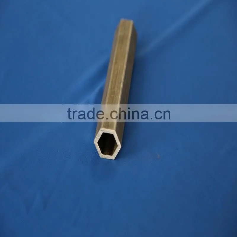 Surface glossy seamless hexagonal steel tube and hexagon steel pipe