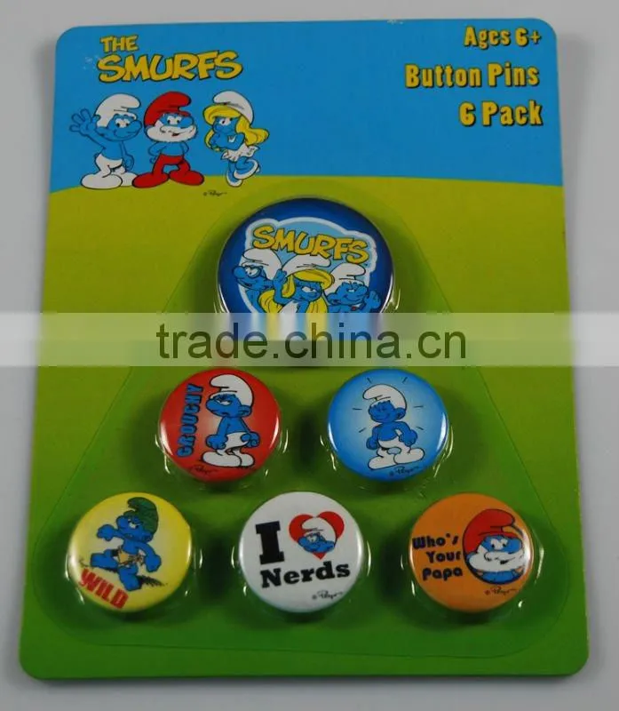 Badge, Button and Tin Pin