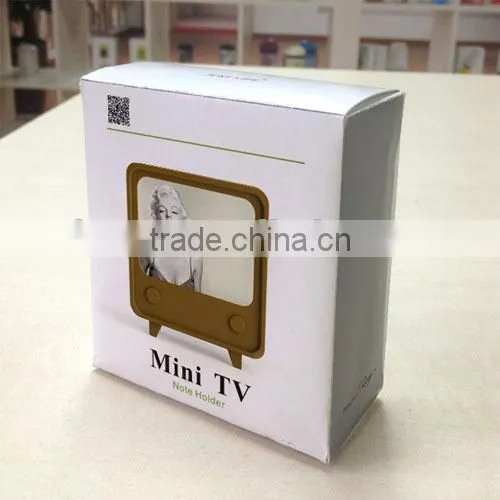 new tv shape plastic promotional memo clip holder