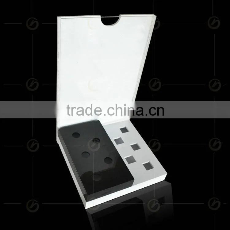 factory direction Elegant plexiglass cosmetic lipstick stand acrylic cosmetic display