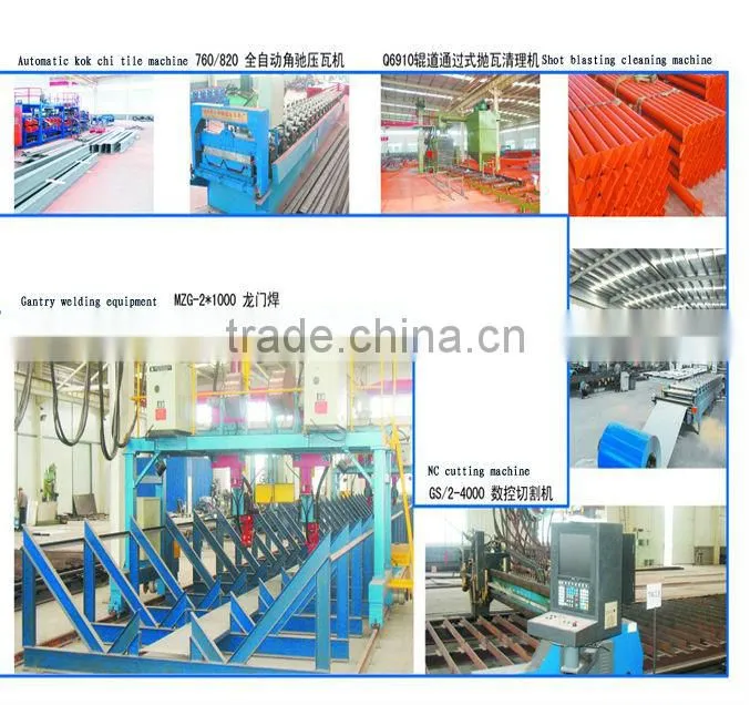 Supplier Zhongbo company steel structure greenhouse for sale